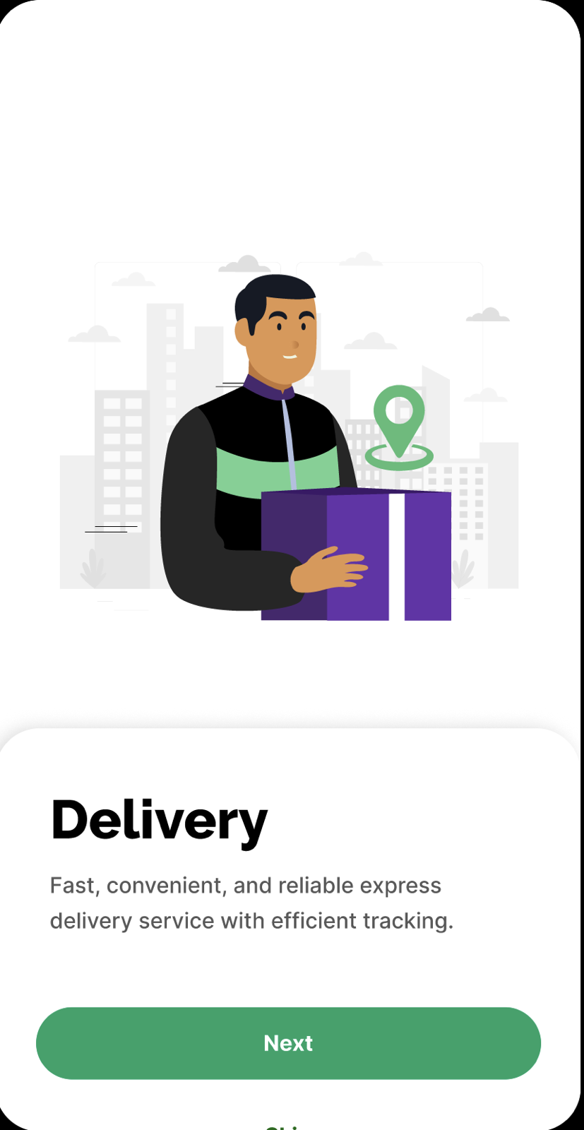 Movement Delivery App screen 4