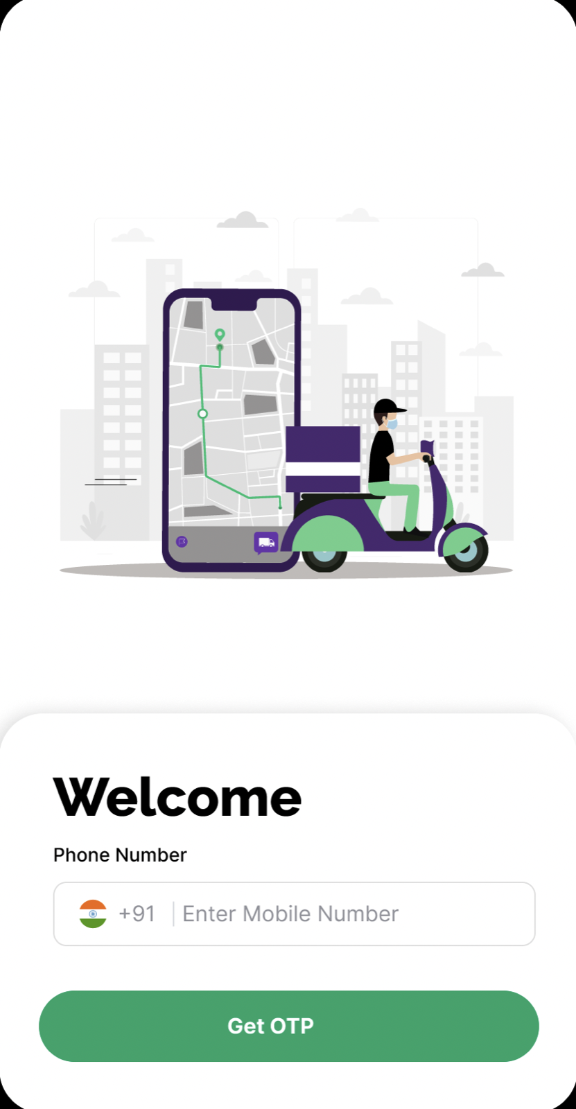 Movement Delivery App screen 5